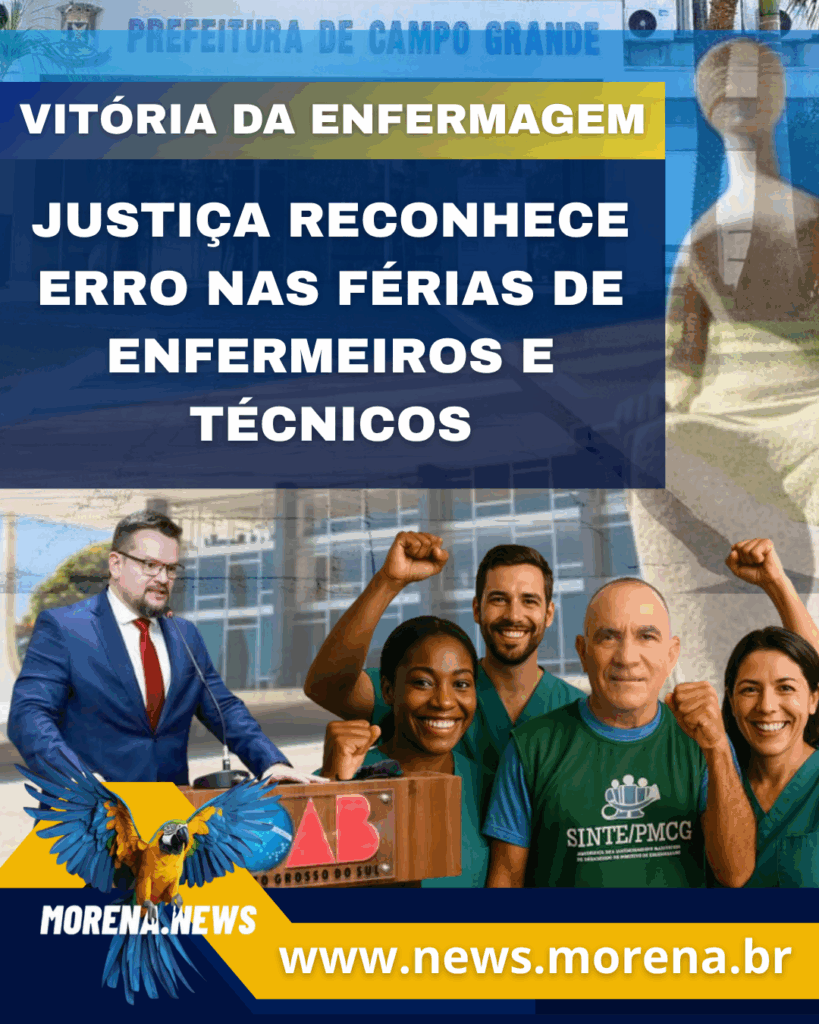 JUSTIÇA RECONHECE ERRO NAS FÉRIAS DE ENFERMEIROS E TÉCNICOS