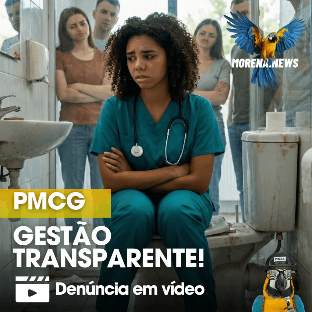 Banheiro com porta transparente? Na UPA Moreninhas, a privacidade virou item opcional
